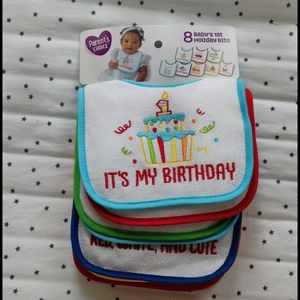 8 Pack of My First Holiday Bibs
